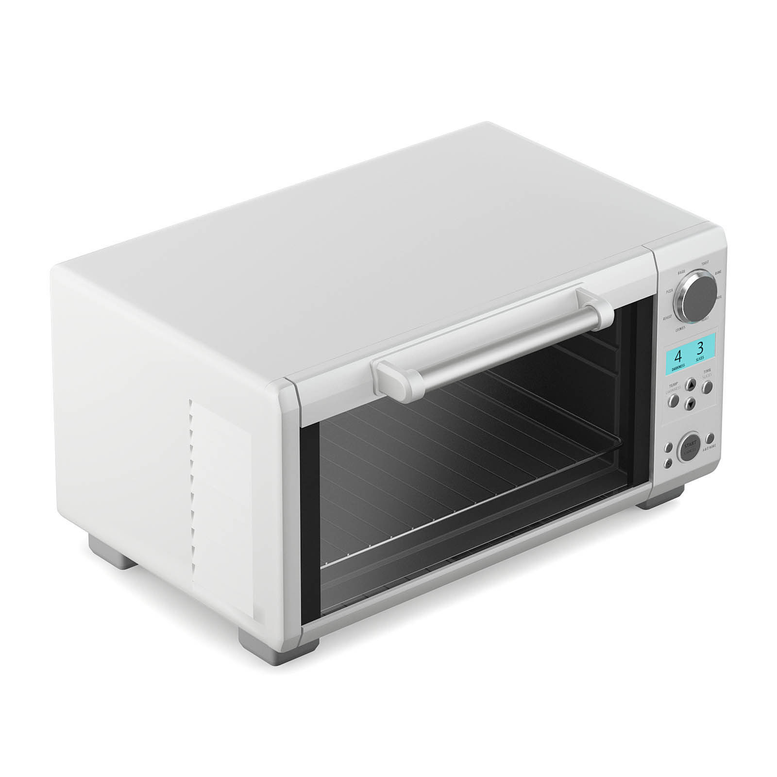 Microwave 3D Model toaster oven 3D model_4