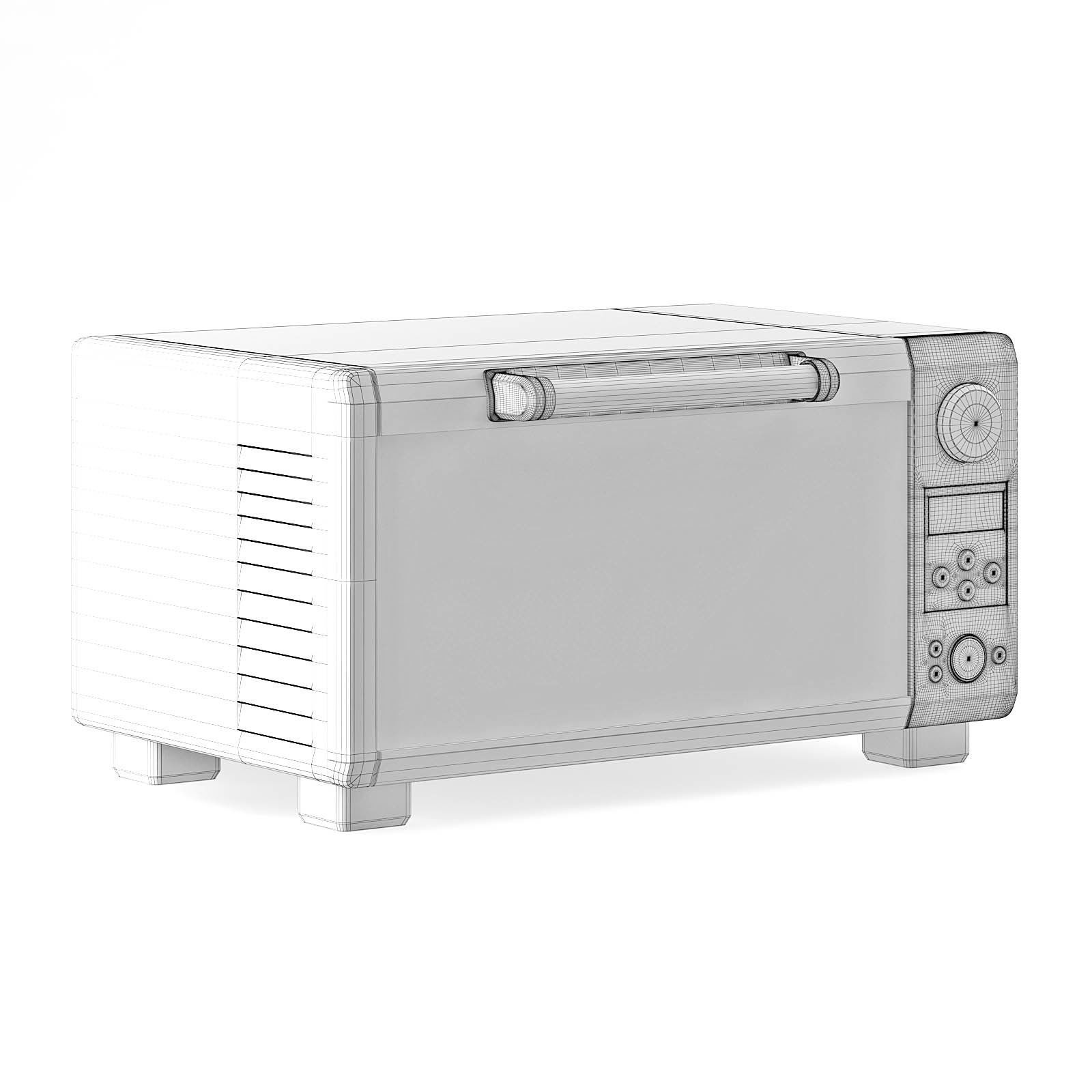 Microwave 3D Model toaster oven 3D model_1