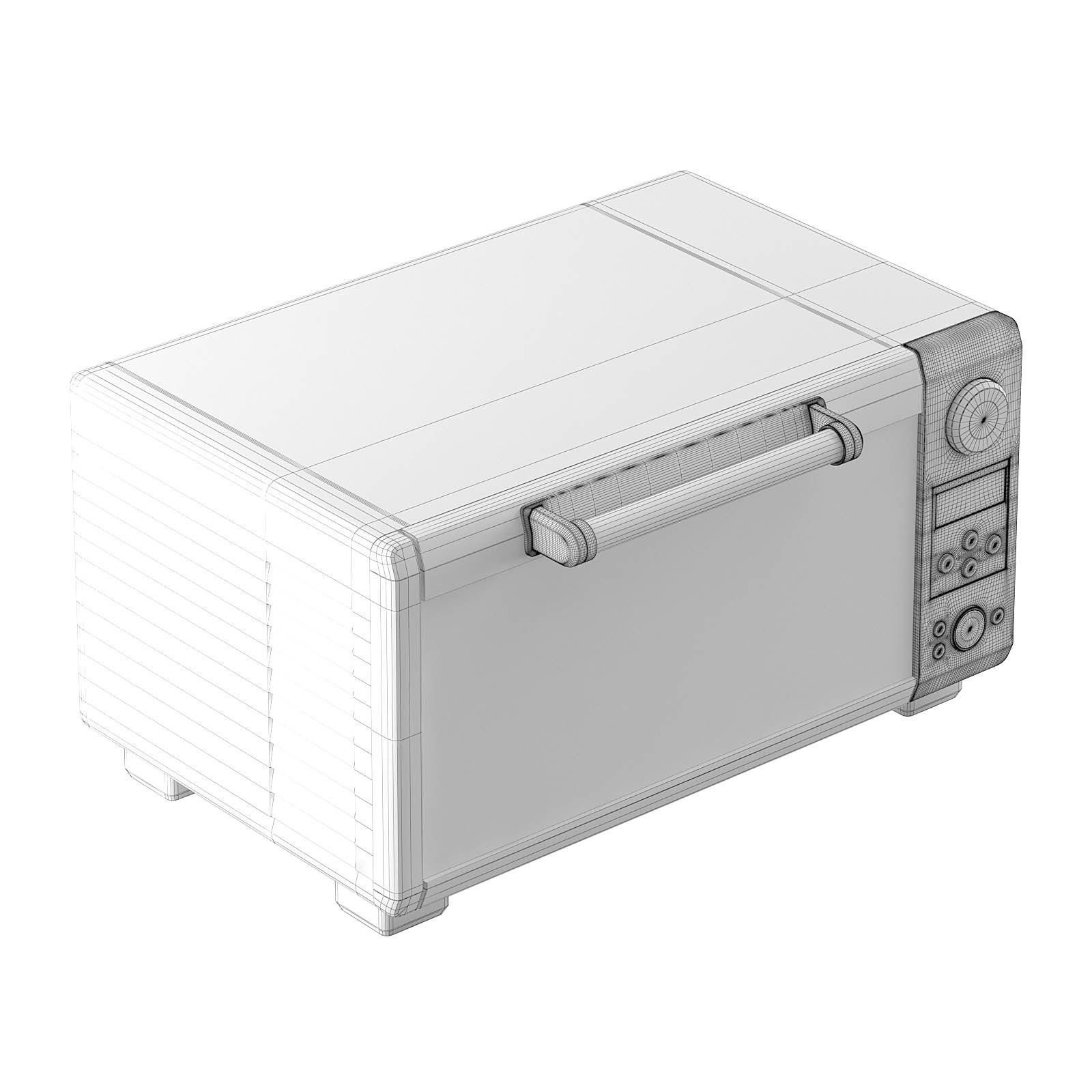 Microwave 3D Model toaster oven 3D model_5