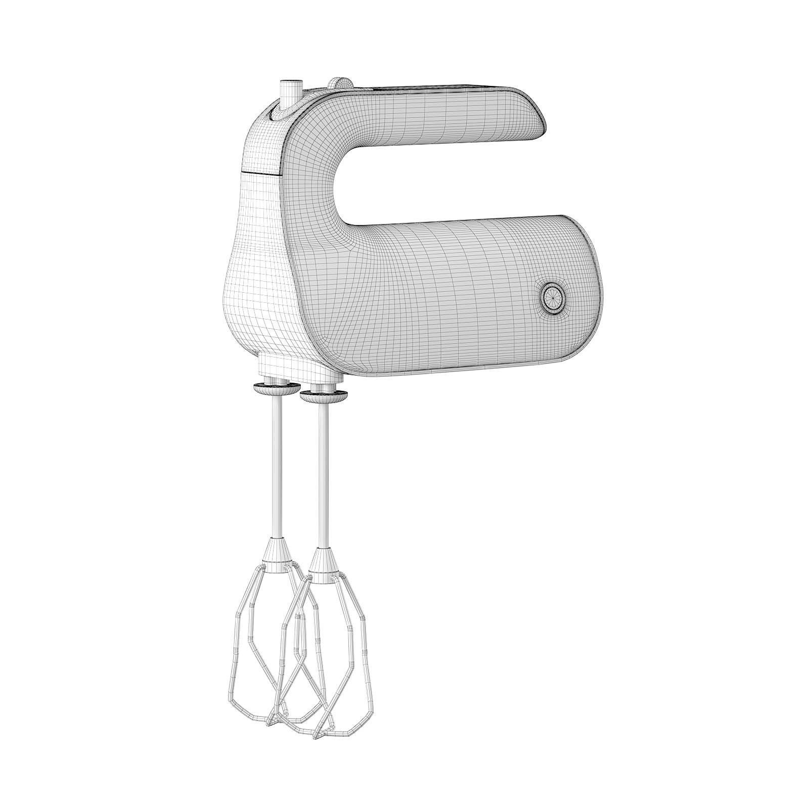 Mixer 3D Model electric with handle 3D model_1