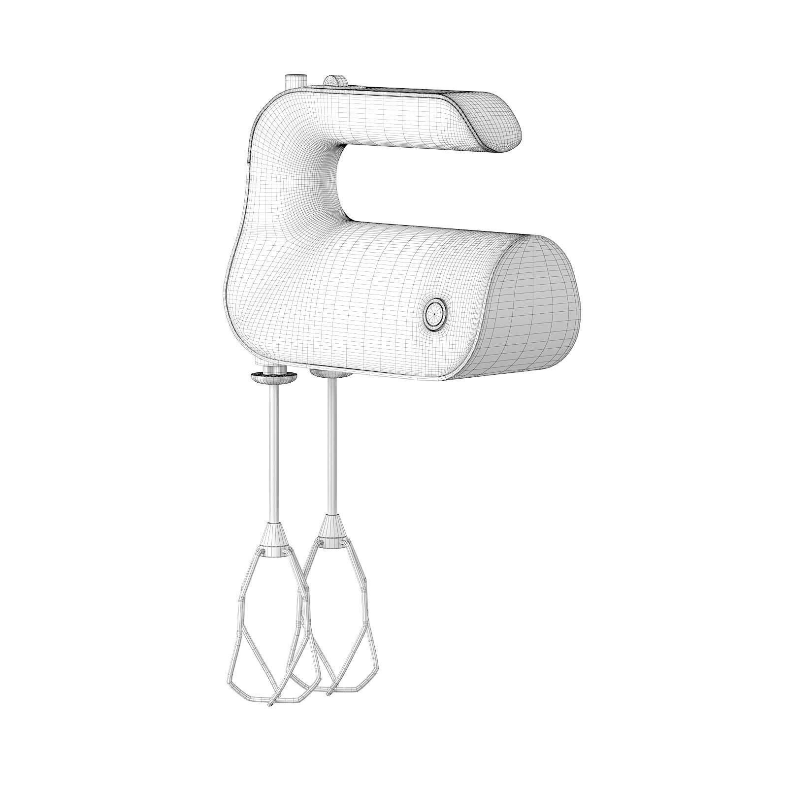 Mixer 3D Model electric with handle 3D model_3