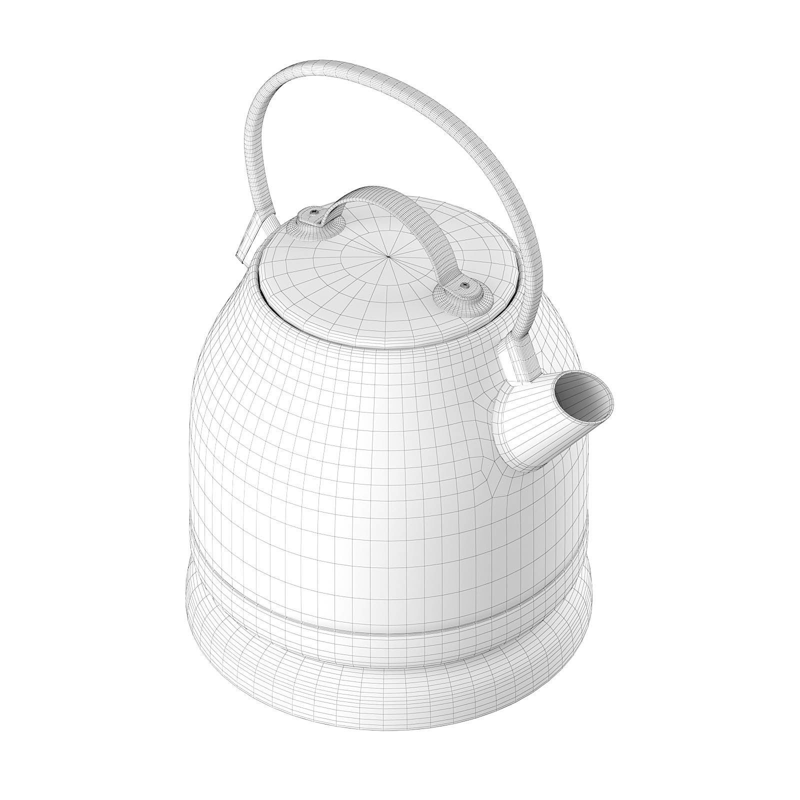 Electric Kettle 3D Model 3D model_5