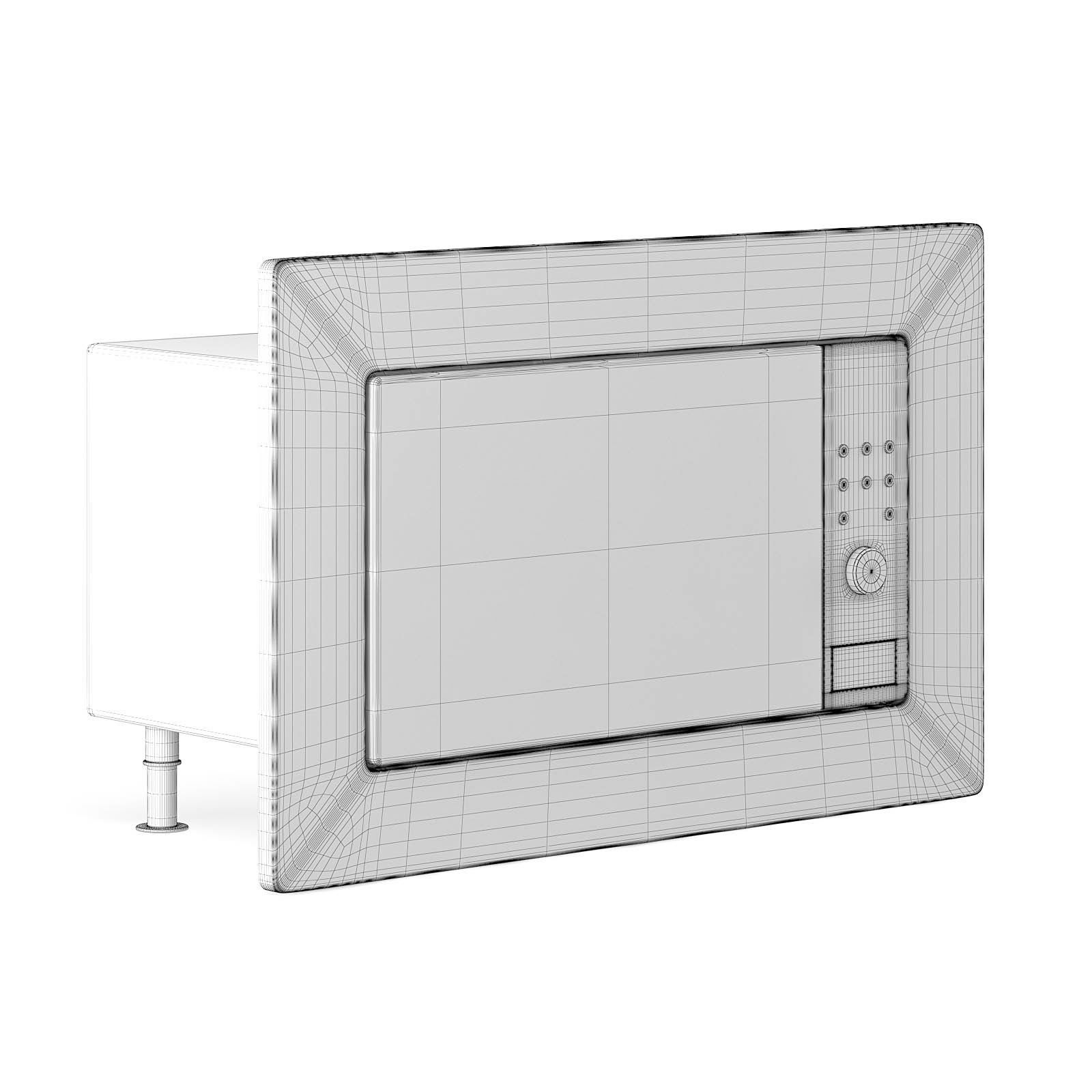 Build-in Microwave 3D Model 3D model_1