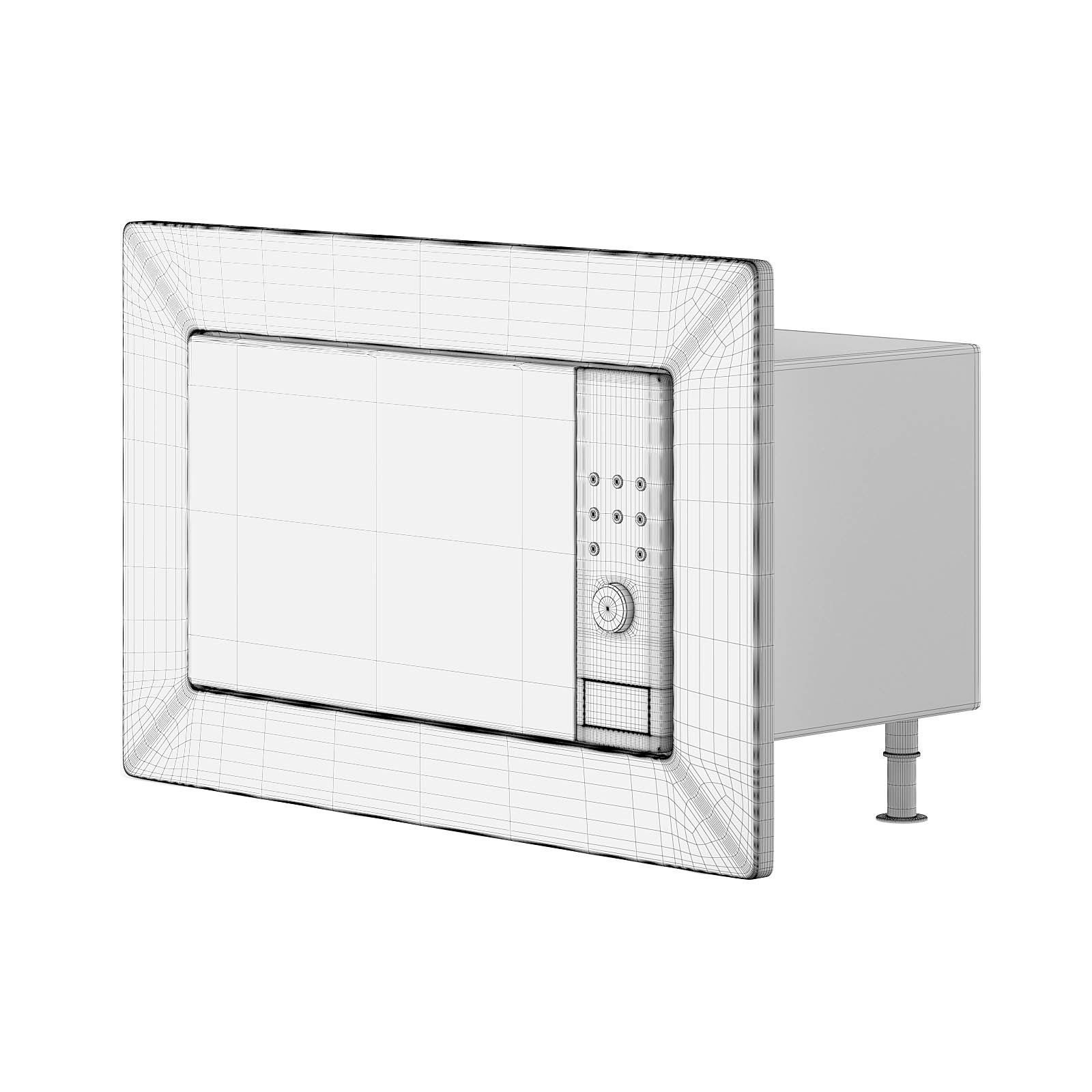 Build-in Microwave 3D Model 3D model_3