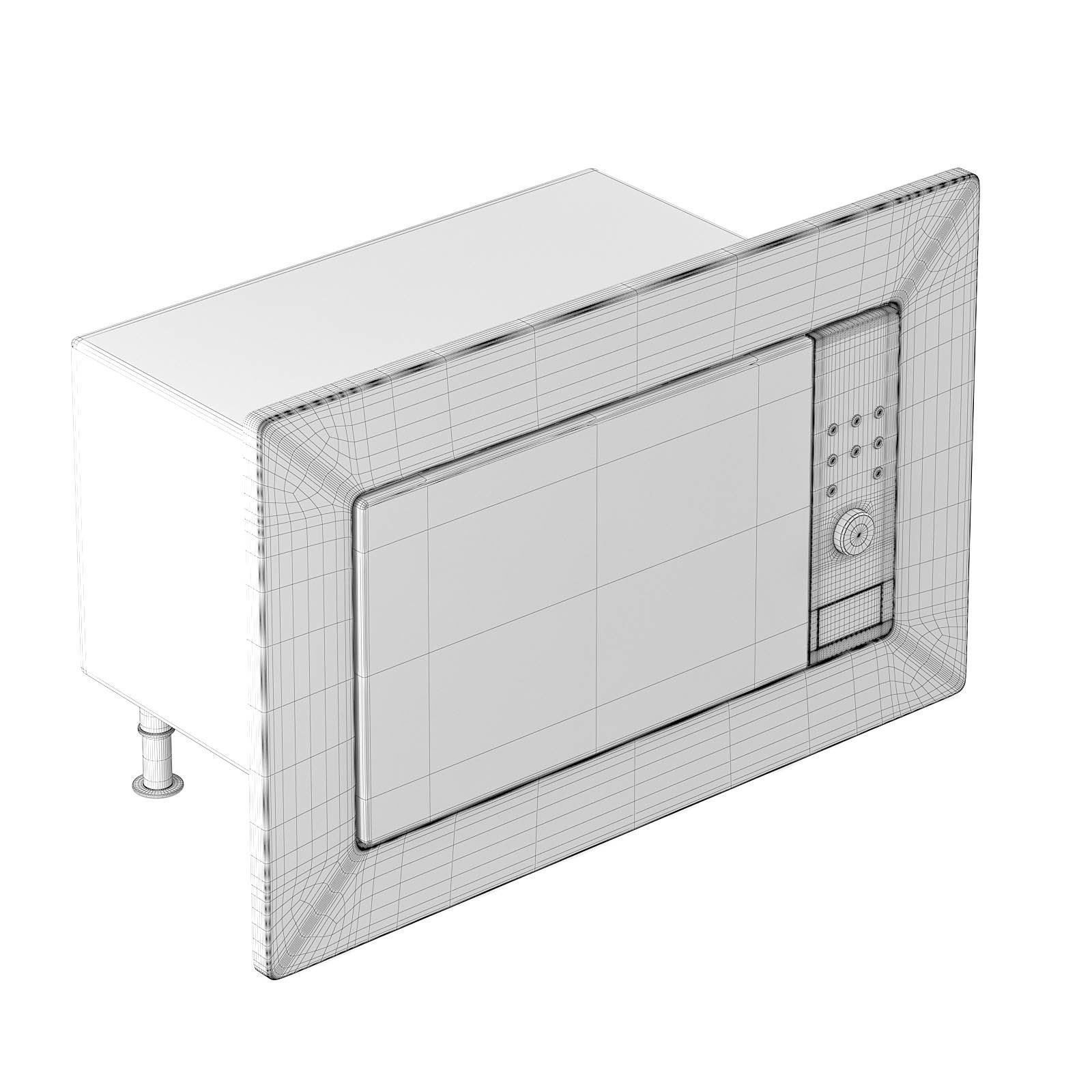 Build-in Microwave 3D Model 3D model_5