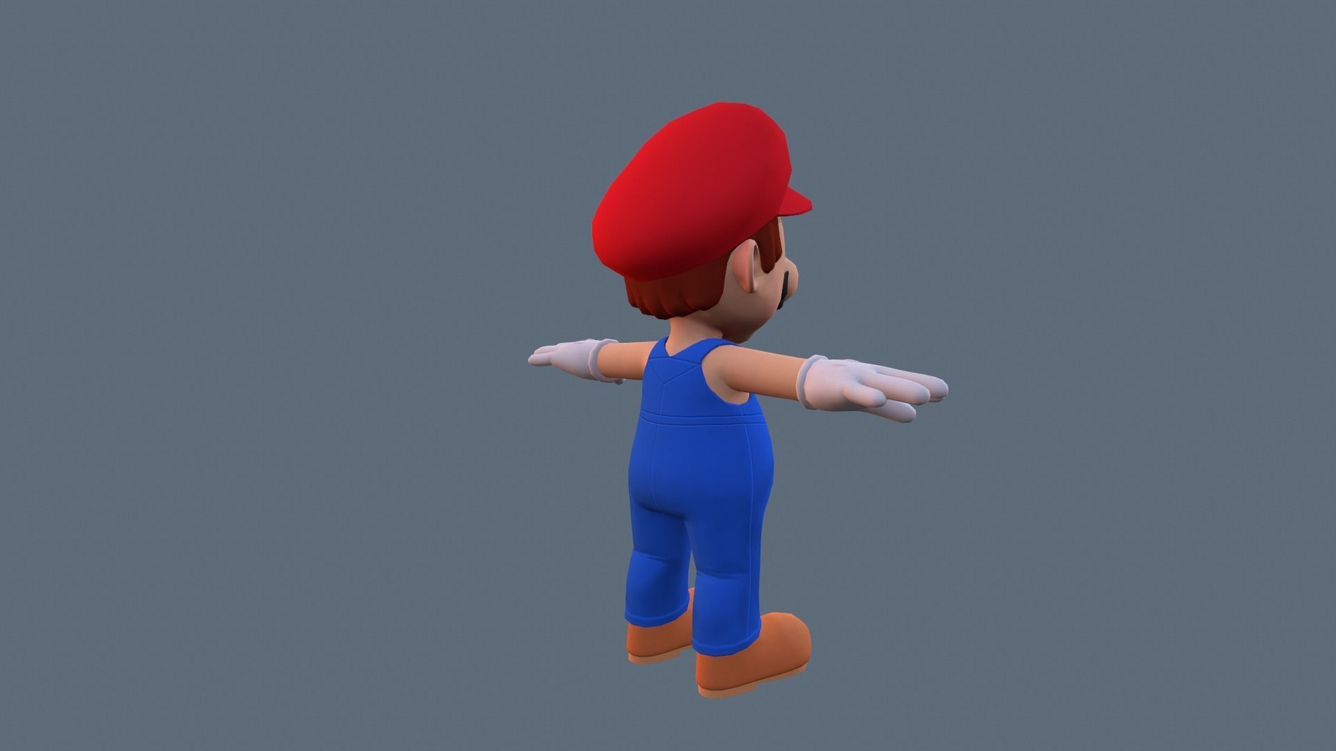 Super Mario 3D Model Low-poly 3D model_1