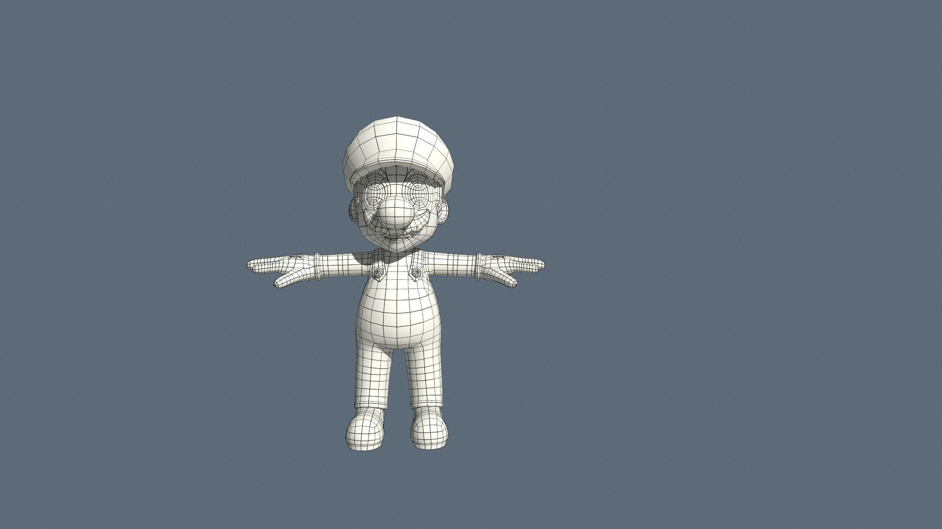 Super Mario 3D Model Low-poly 3D model_14