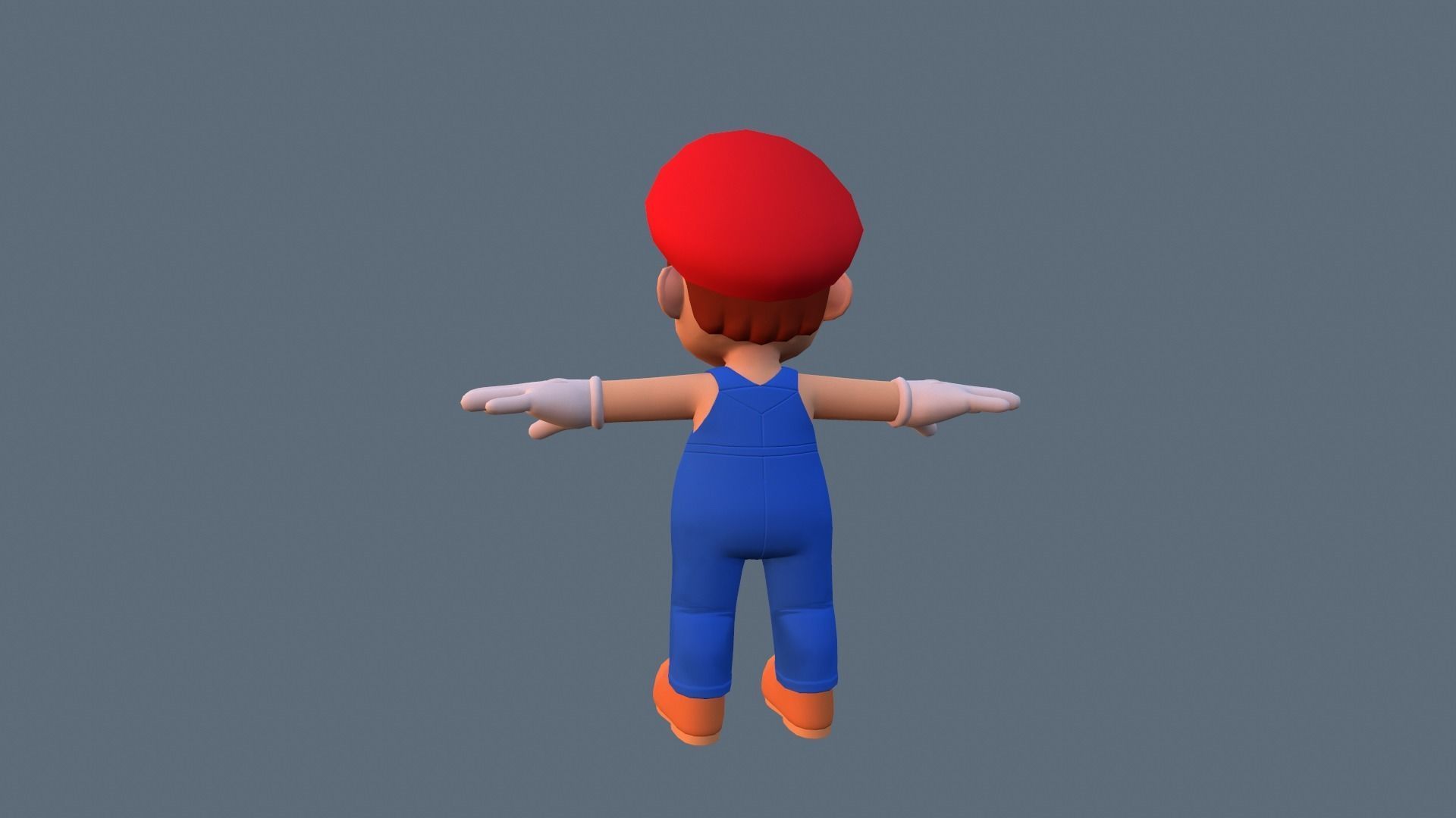 Super Mario 3D Model Low-poly 3D model_2