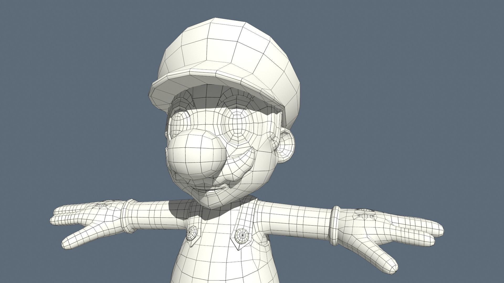 Super Mario 3D Model Low-poly 3D model_12