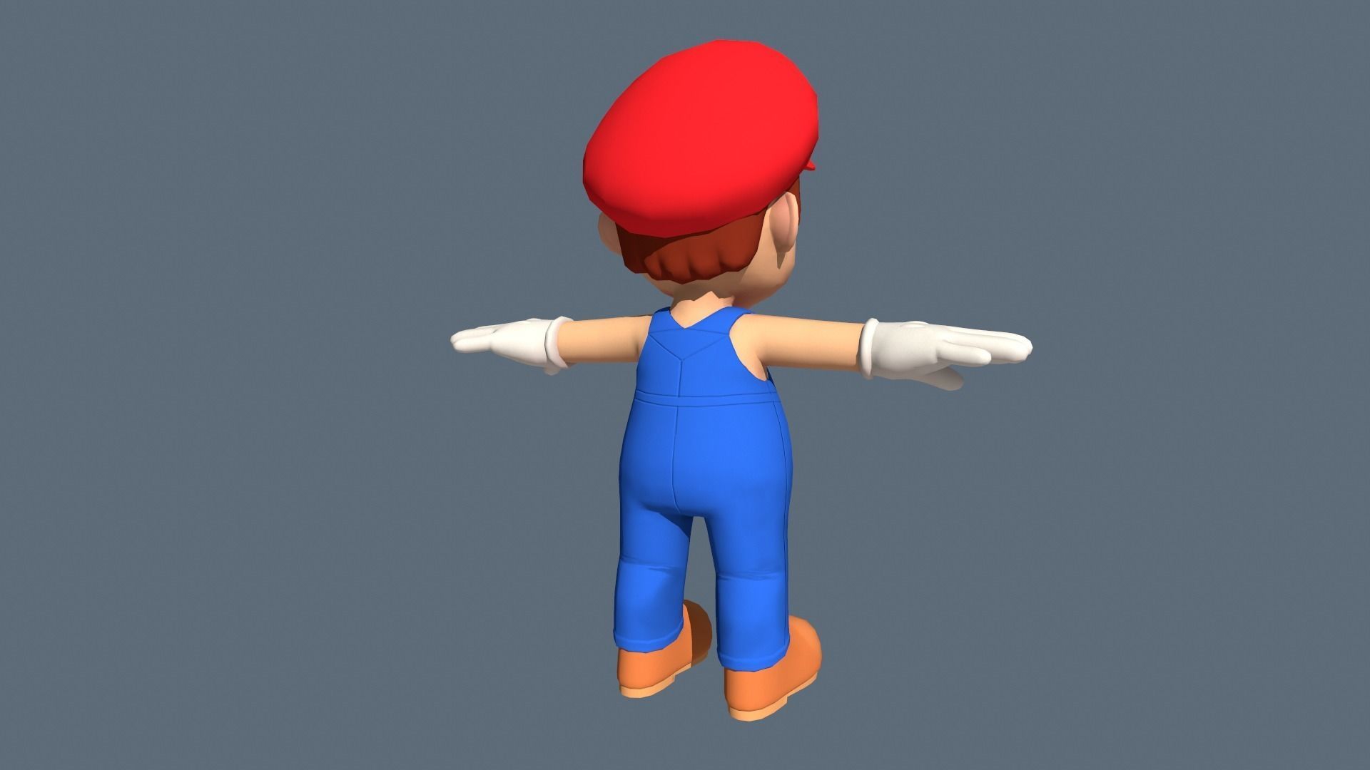 Super Mario 3D Model Low-poly 3D model_10