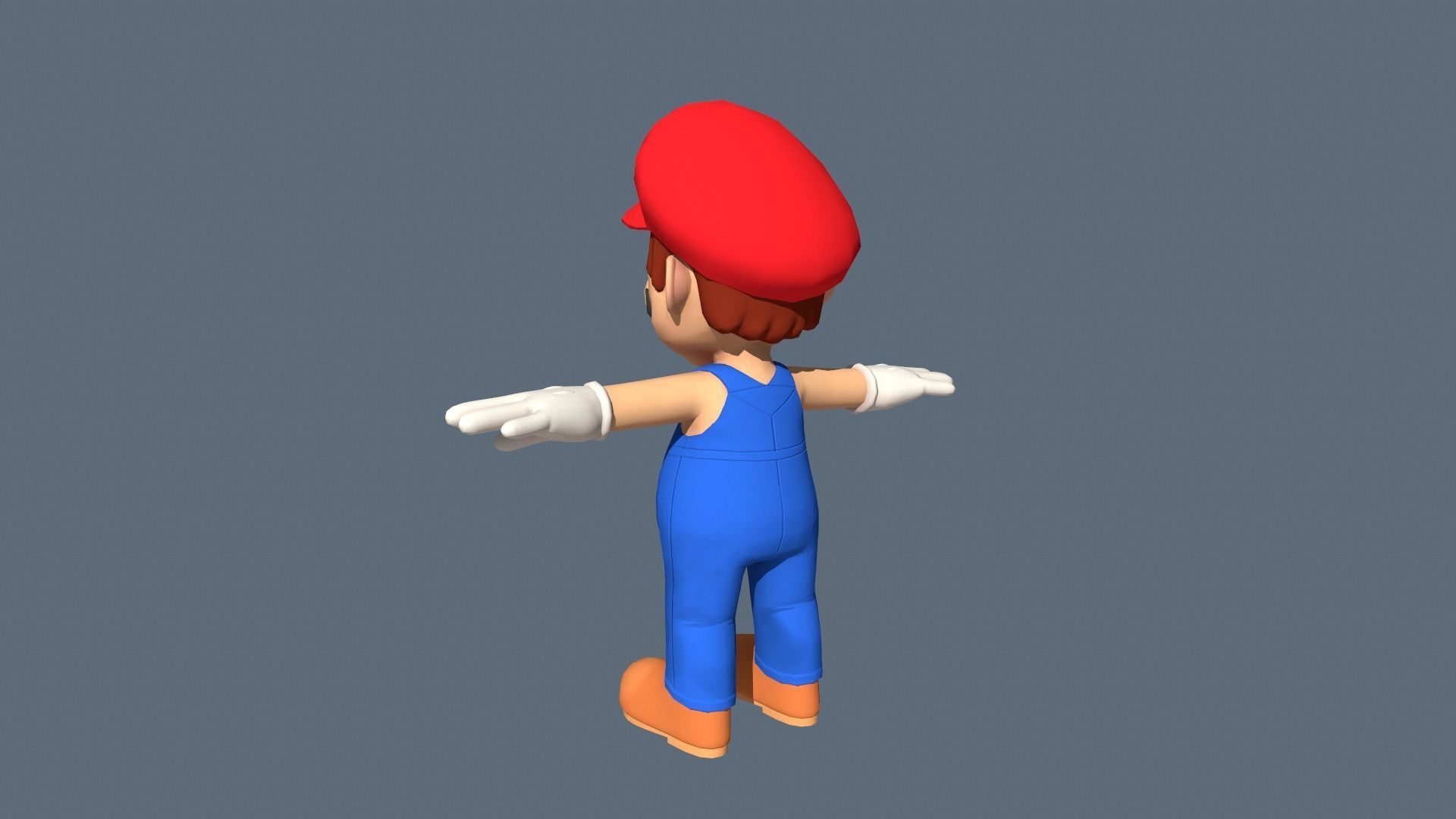 Super Mario 3D Model Low-poly 3D model_6