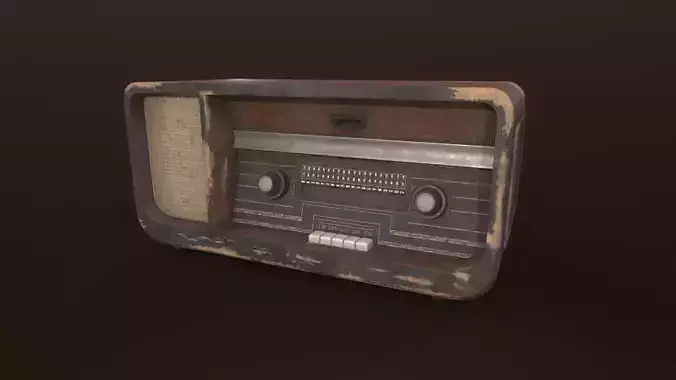 Old radio receiver