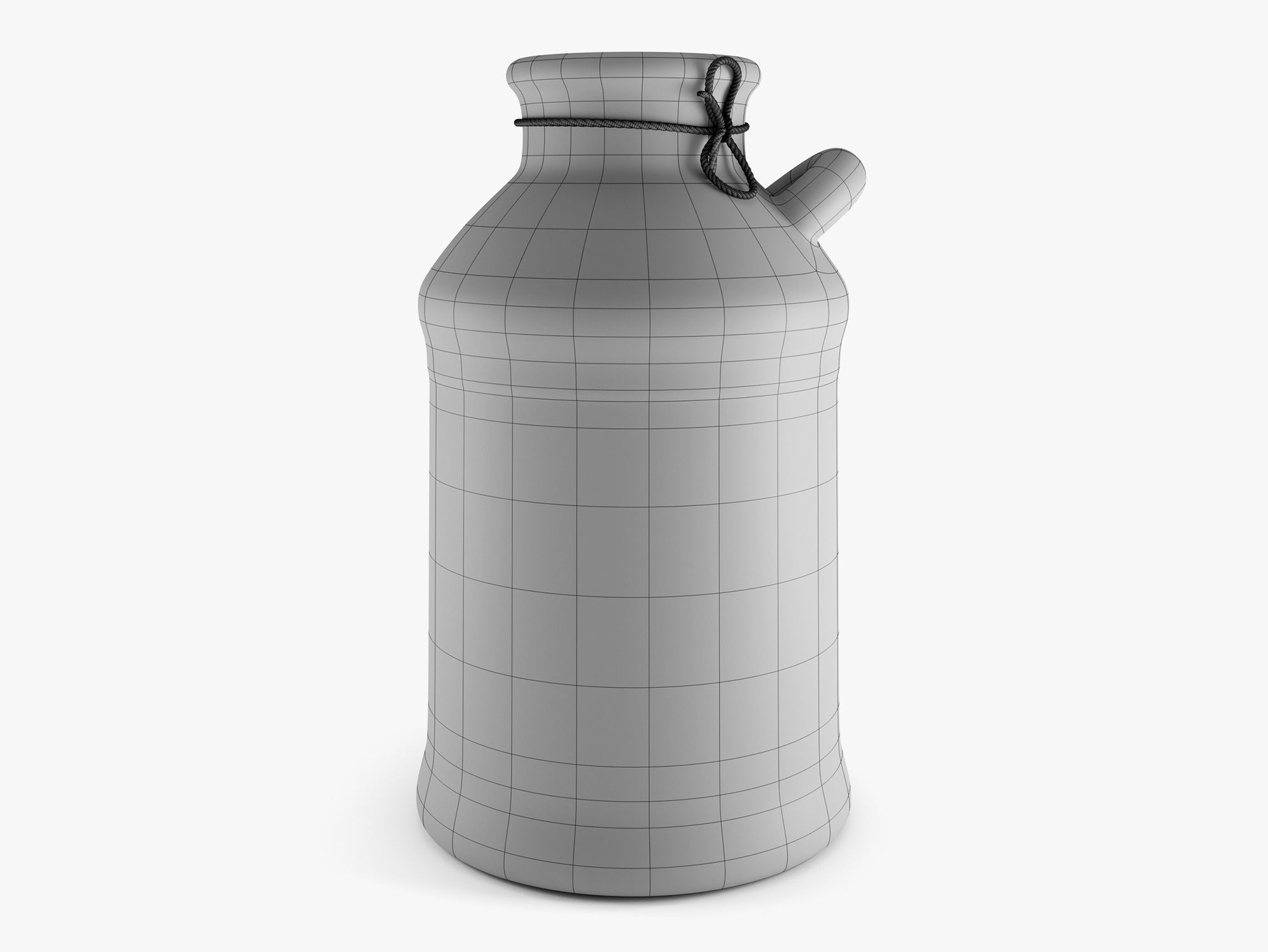 Old Milk Jug 3D model_7