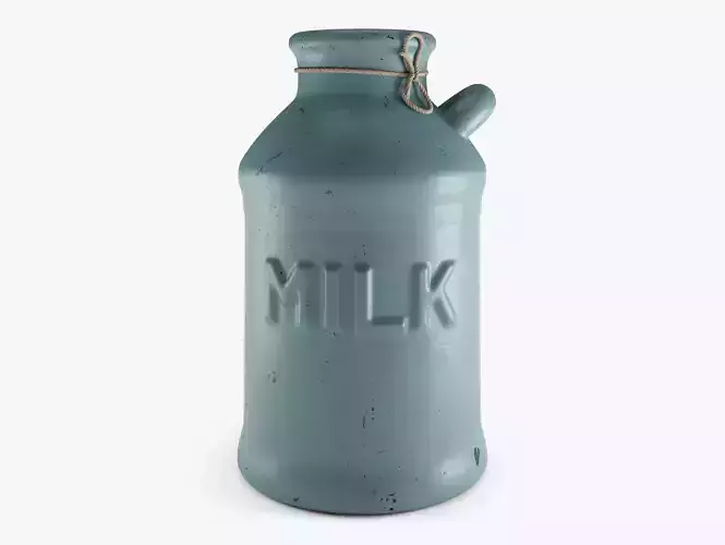 Old Milk Jug 3D model