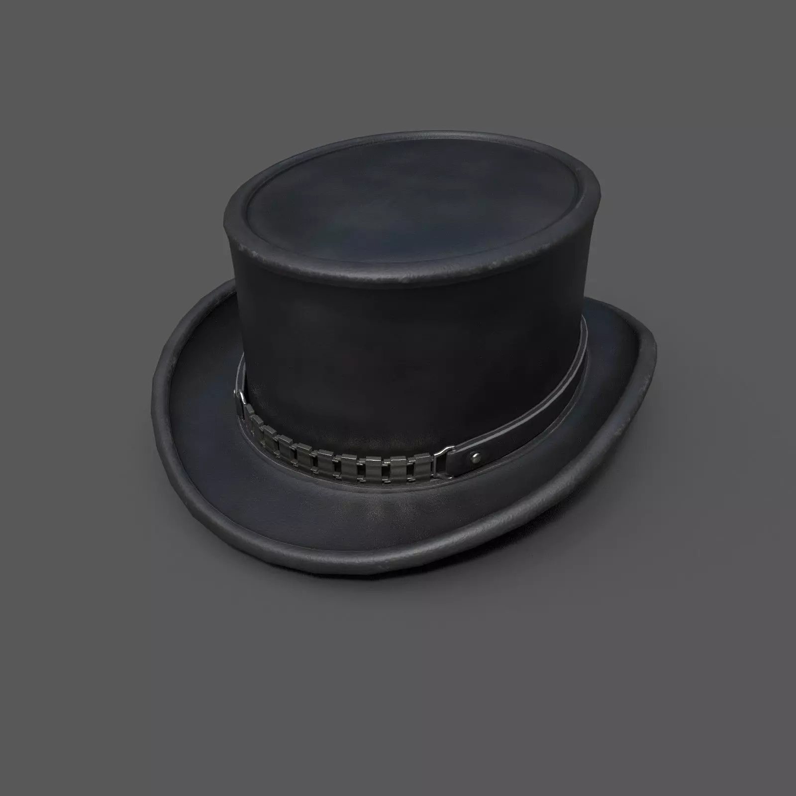 Human Hat scifi  Low-poly 3D model_0