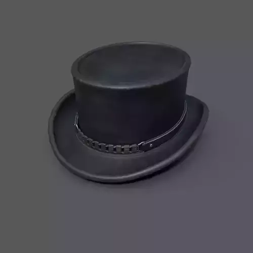 Human Hat scifi  Low-poly 3D model