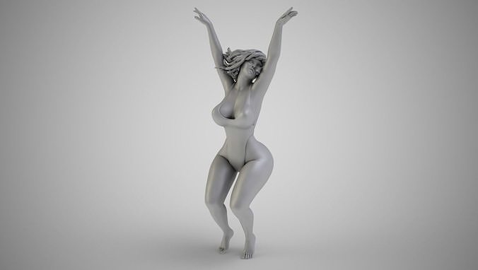 Fall into the Water 3D print model
