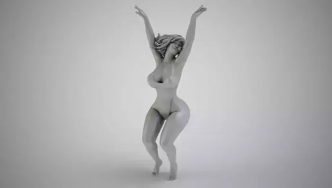 Fall into the Water 3D print model