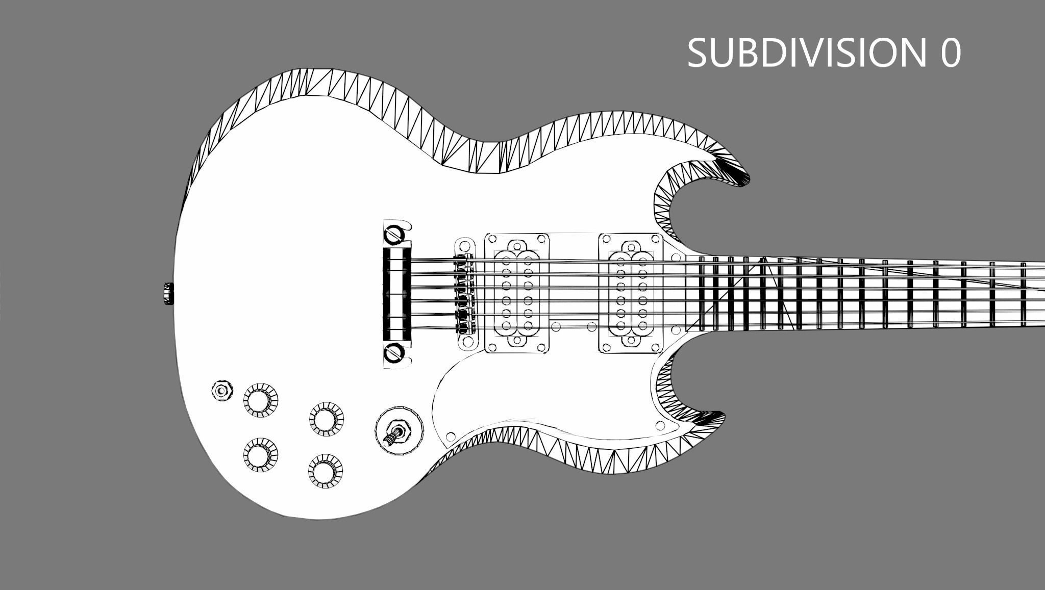 Gibson SG 3D model_24