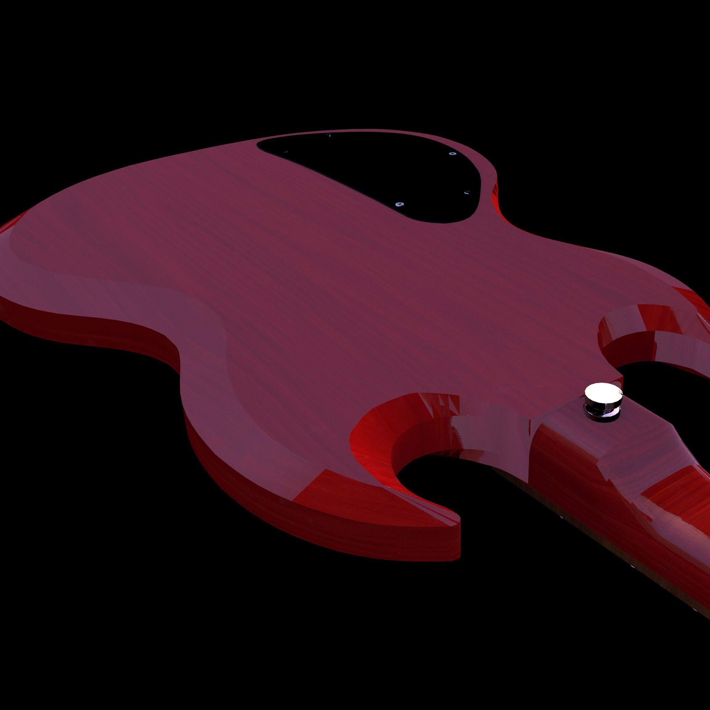 Gibson SG 3D model_9