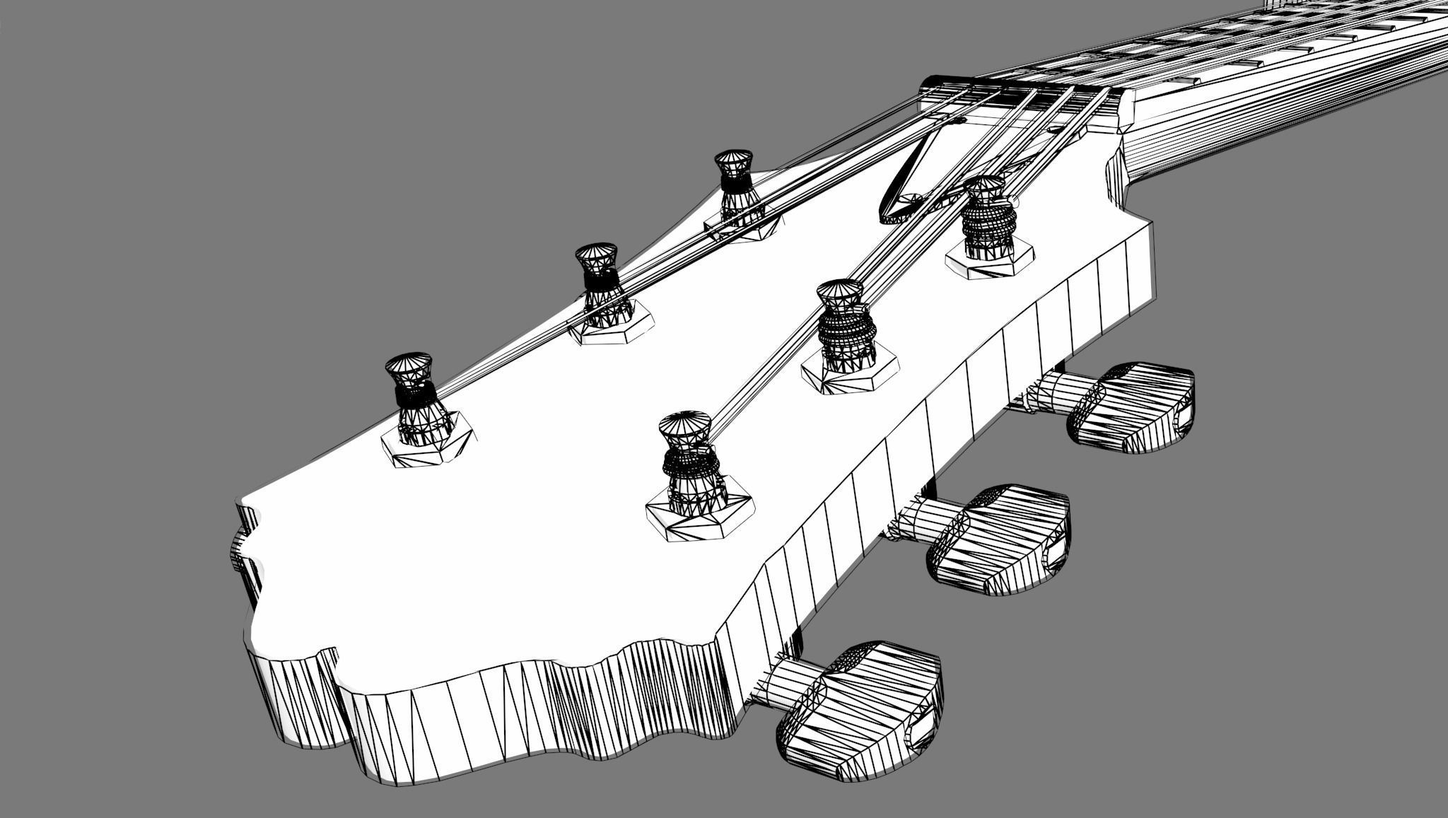 Gibson SG 3D model_12
