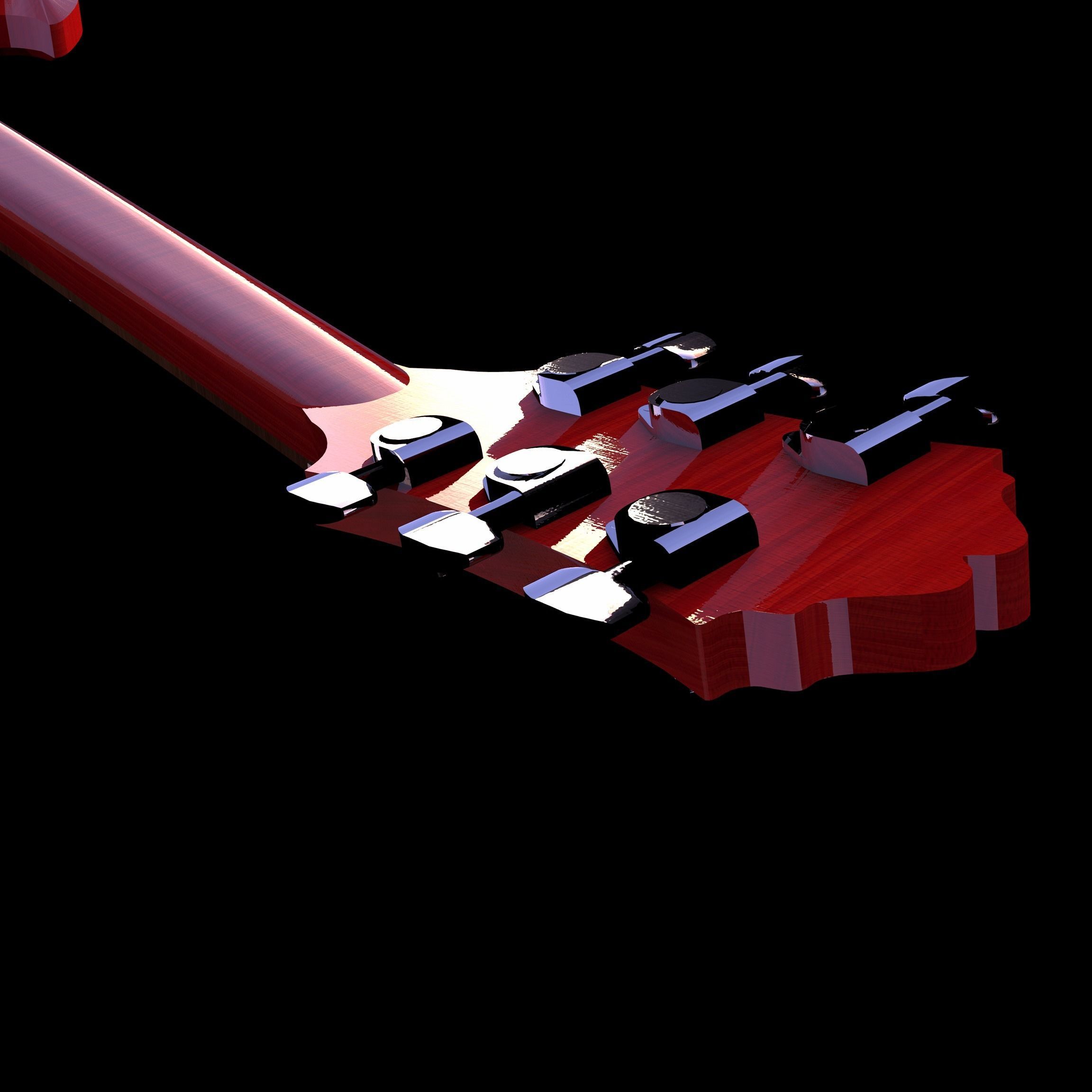 Gibson SG 3D model_8