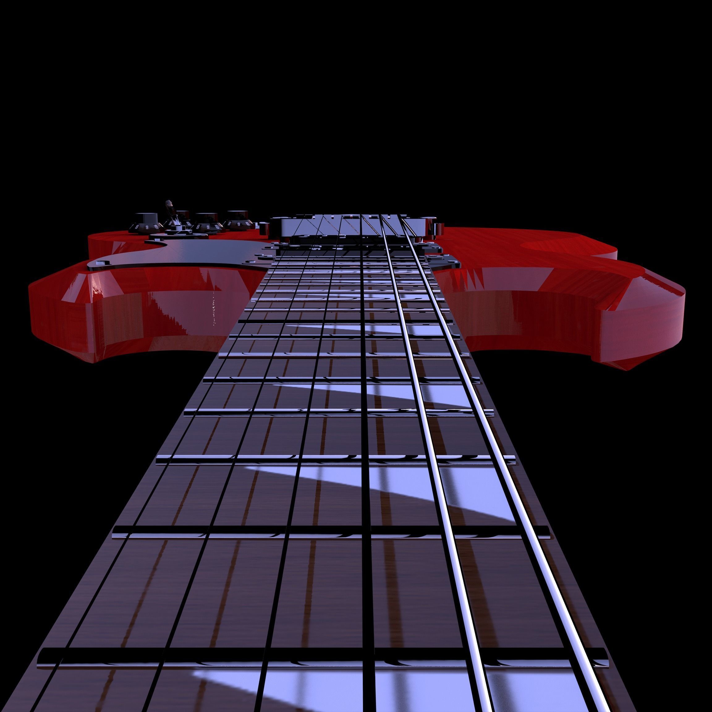 Gibson SG 3D model_3