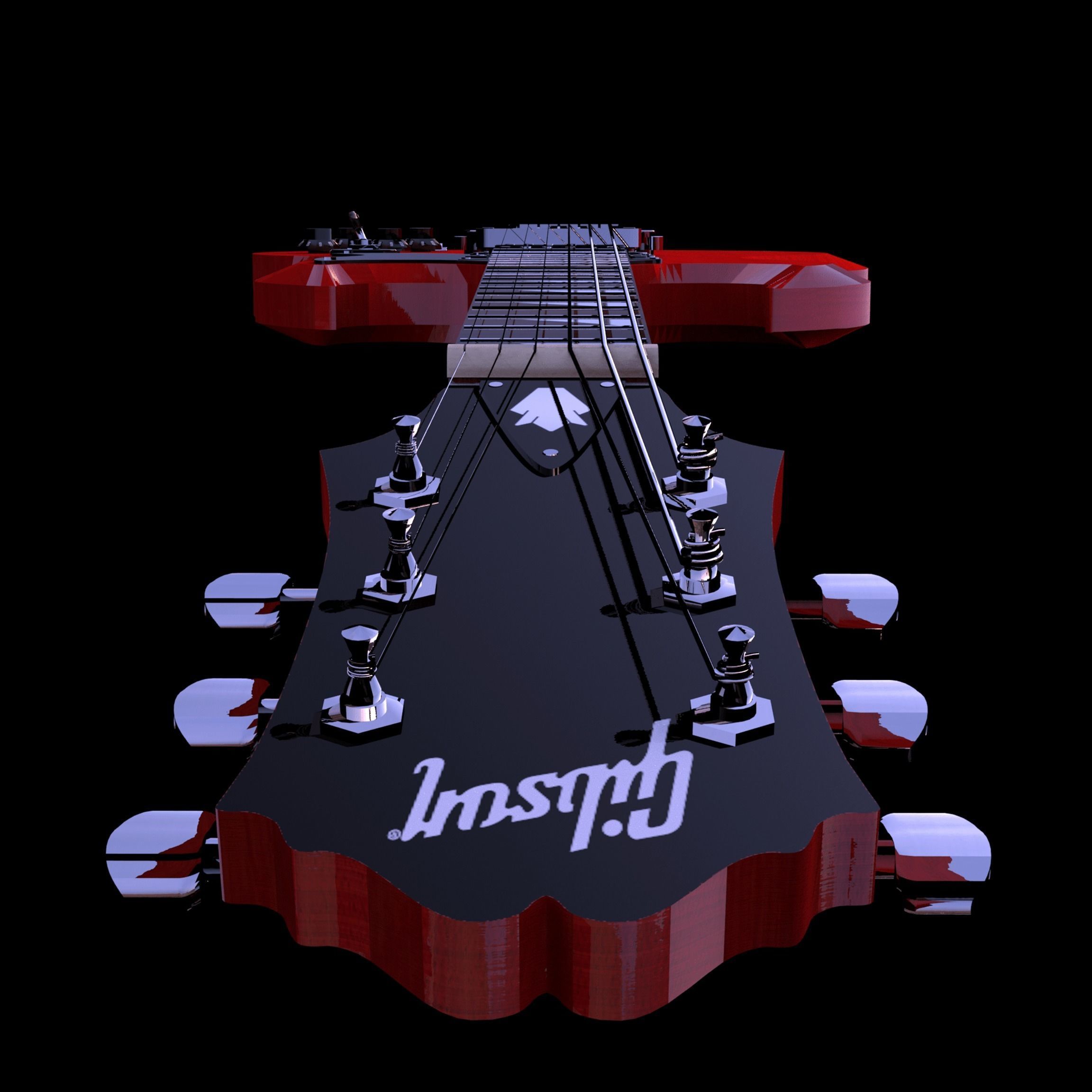 Gibson SG 3D model_1