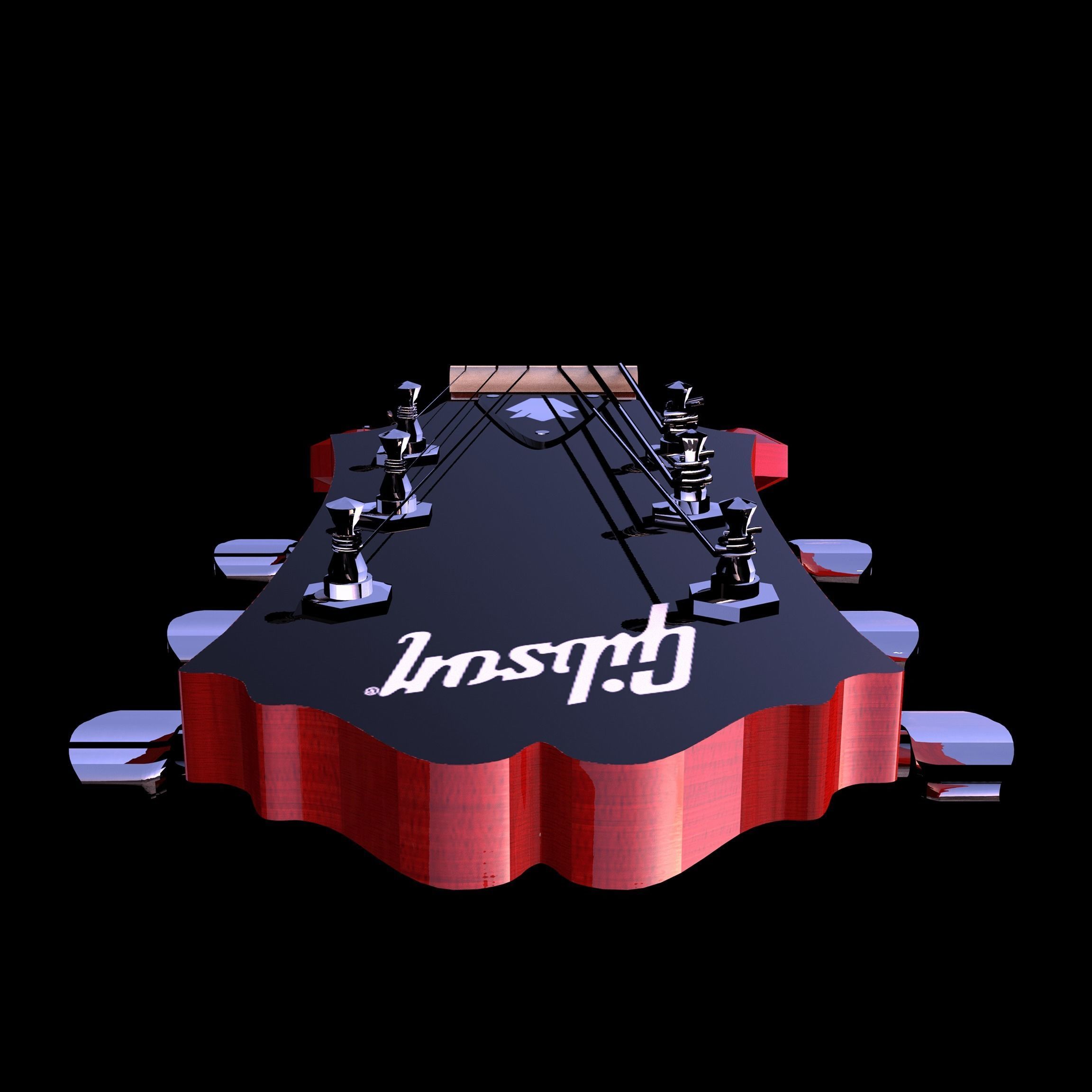 Gibson SG 3D model_2