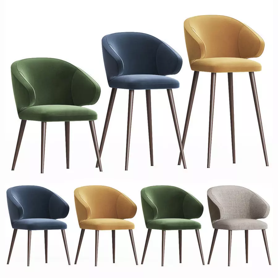 Deephouse Bilbao Chair Set 3D model