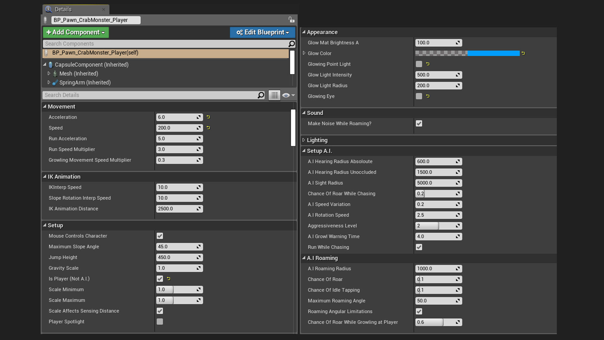 Alien Crab Monster Low-poly 3D model_26