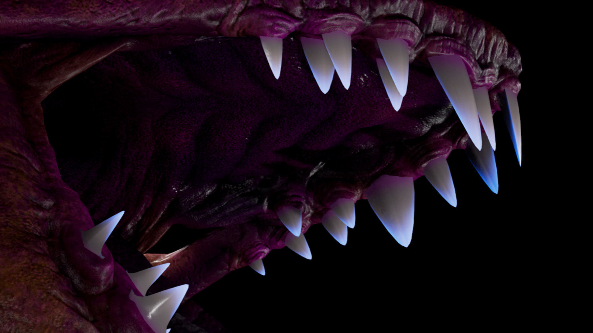 Alien Crab Monster Low-poly 3D model_10