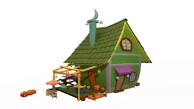 Asset - Cartoons - Background - House