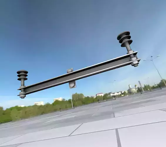 Electricity Poles Insulators 9 - Object  101 Low-poly 3D model
