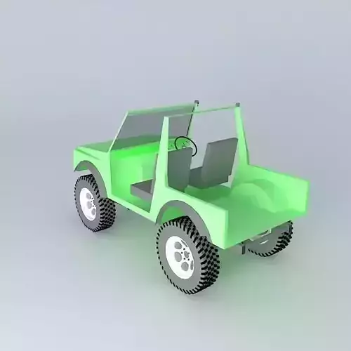 SJ410 jeep 3D model