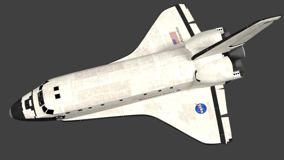 Space Shuttle Atlantis 3D model_5