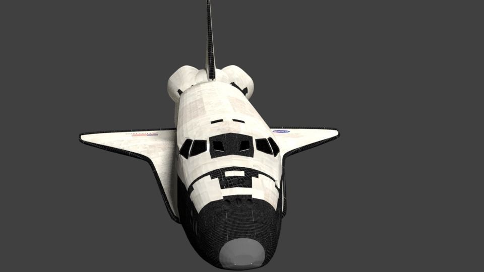 Space Shuttle Atlantis 3D model_1