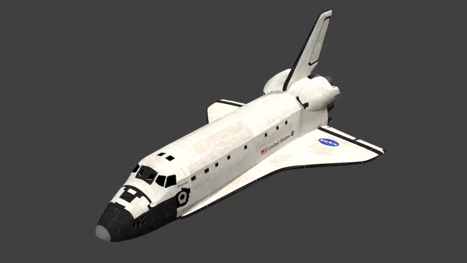 Space Shuttle Atlantis 3D model_0