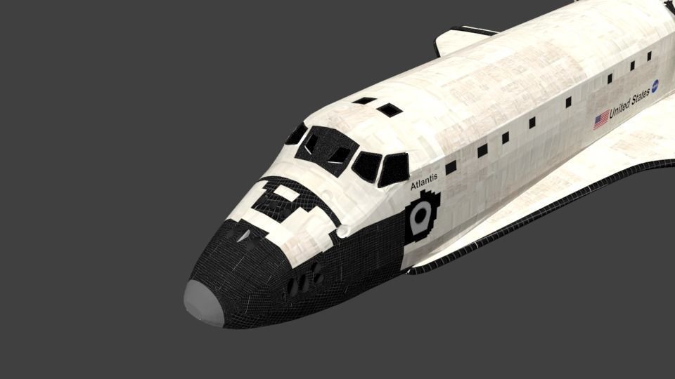 Space Shuttle Atlantis 3D model_7