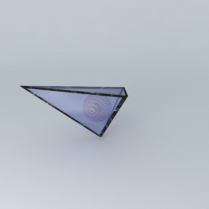 Geometry triangle Free 3D model_1