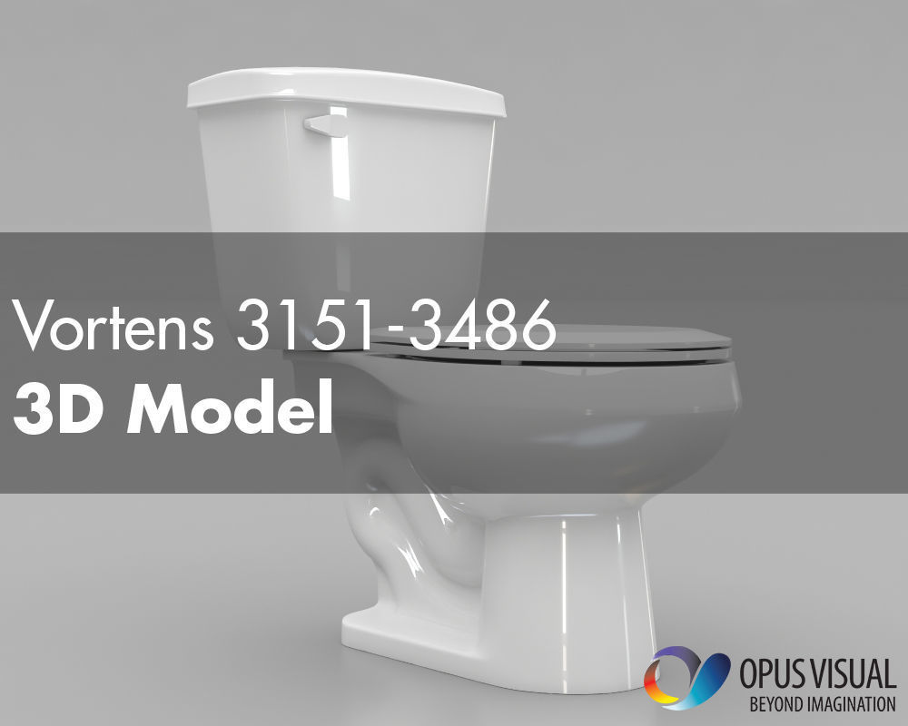 Vortens 31513486 Toilet 3D model CGTrader