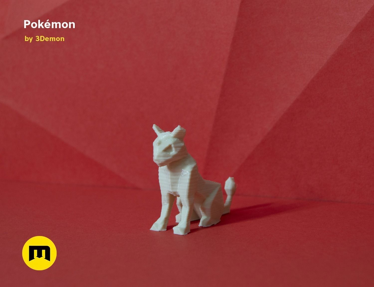 30 Lowpoly Pokemon 3D print model_12