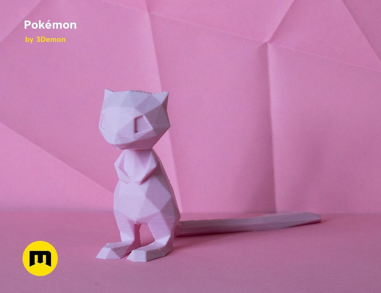 30 Lowpoly Pokemon 3D print model_7