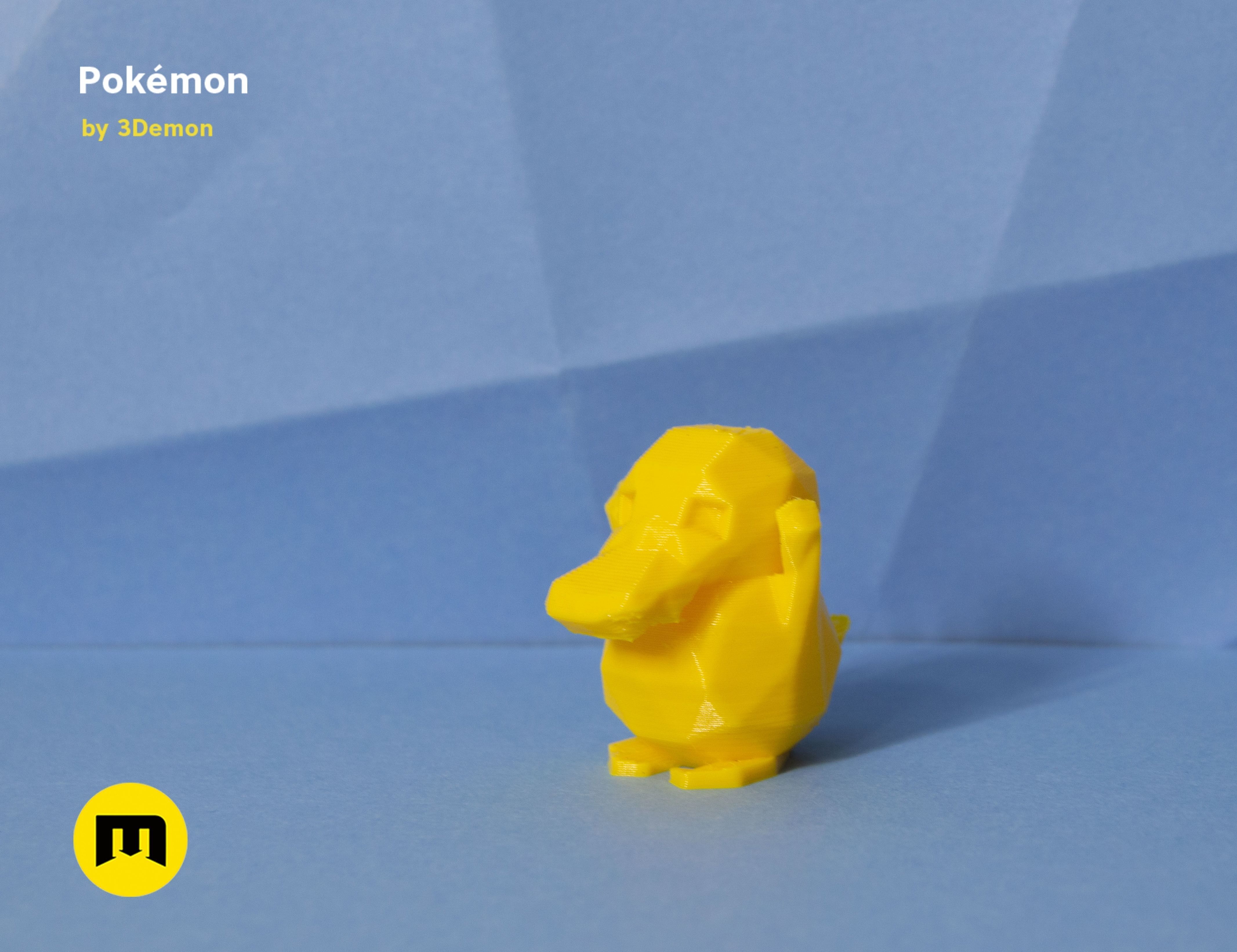 30 Lowpoly Pokemon 3D print model_13