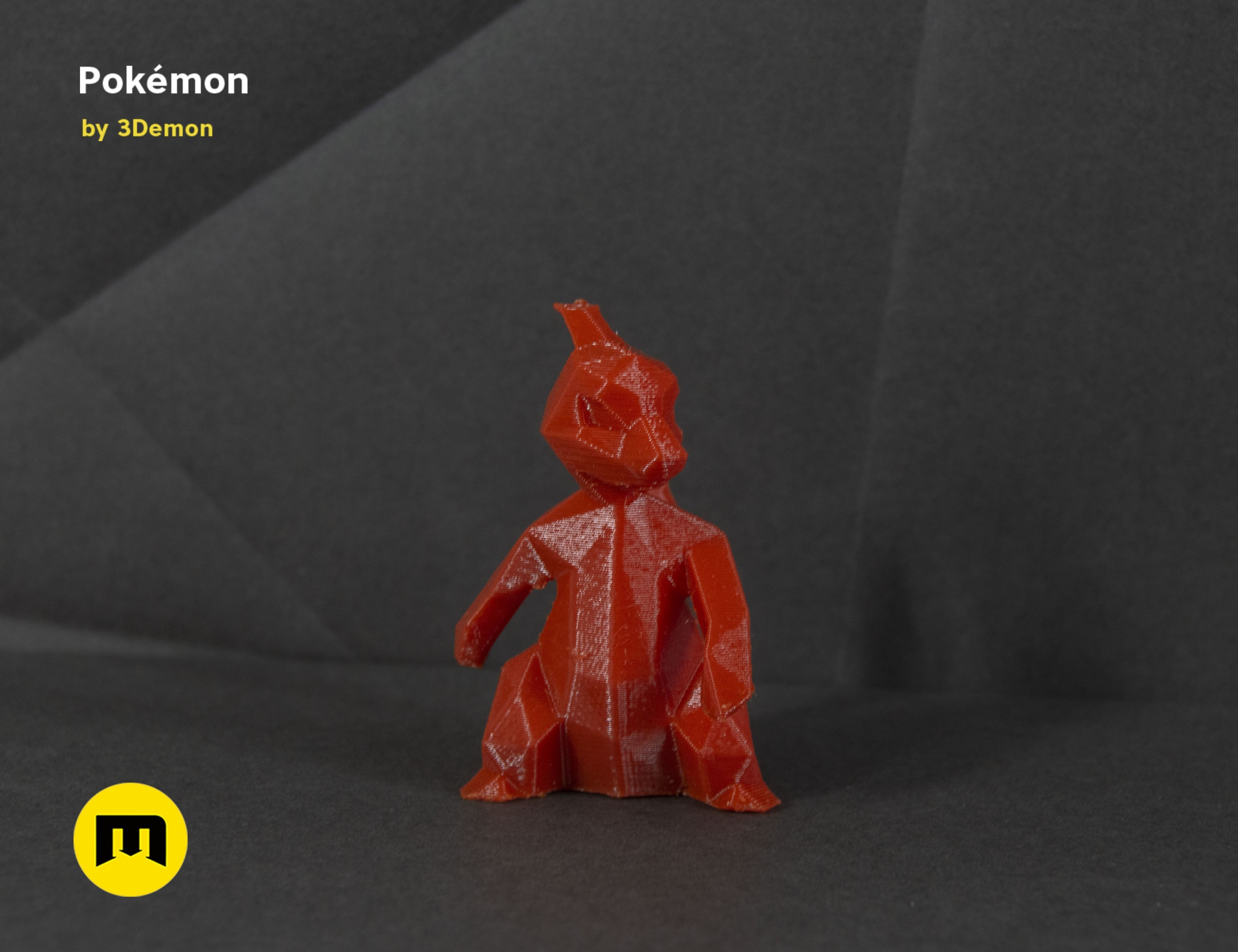 30 Lowpoly Pokemon 3D print model_22