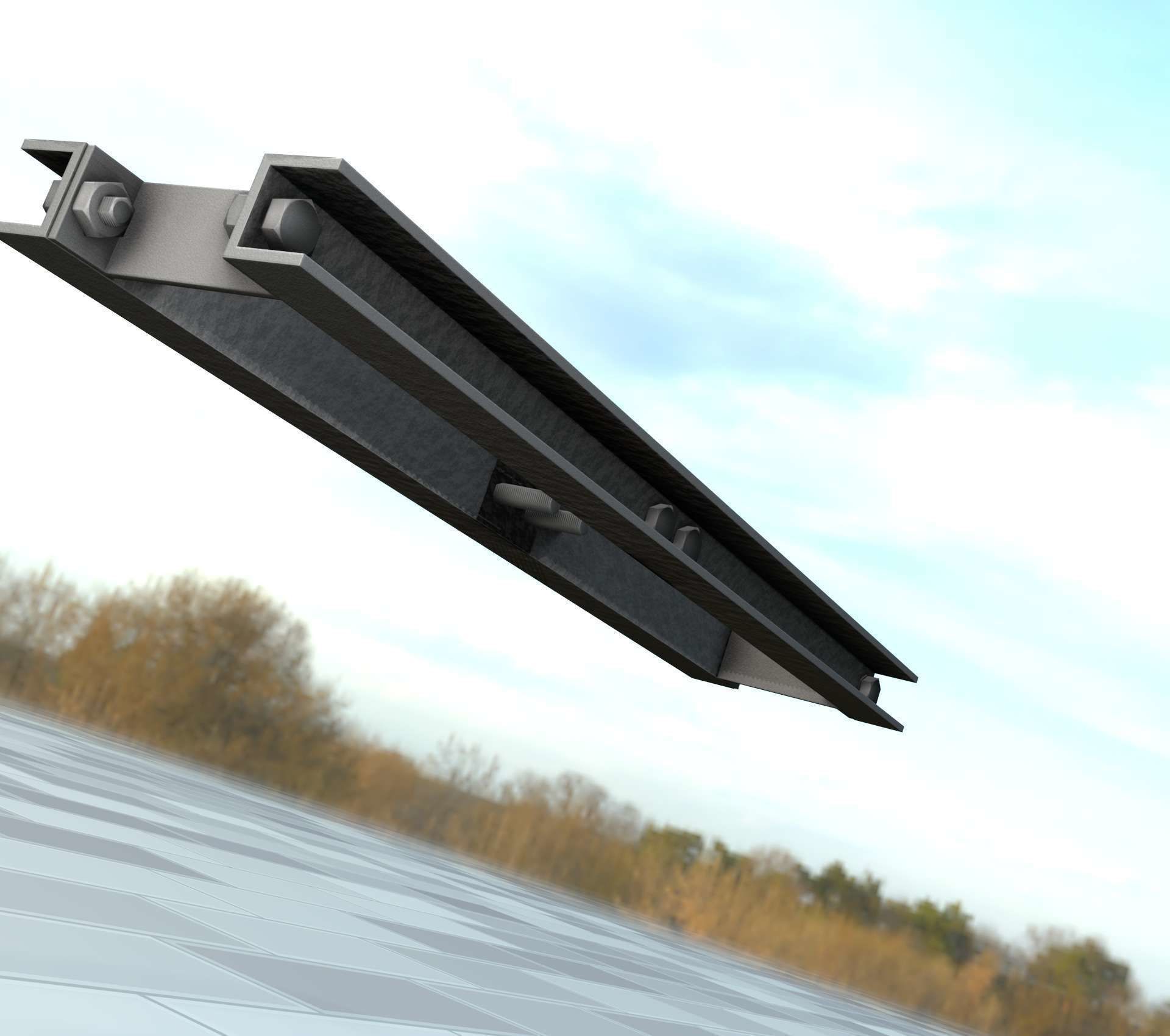 Power Pole Cross Connection 1 - Object 104 Low-poly 3D model_22