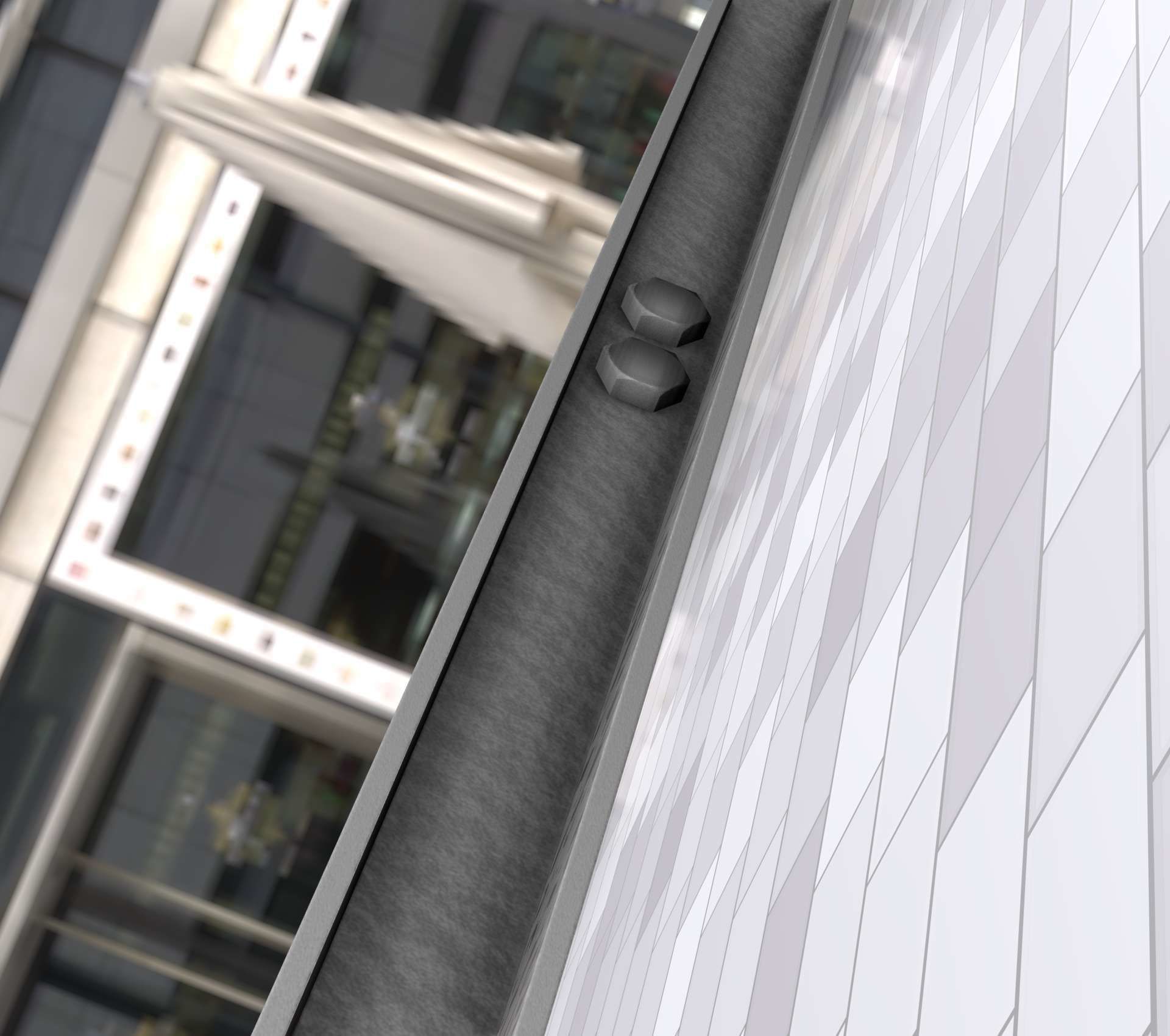 Power Pole Cross Connection 1 - Object 104 Low-poly 3D model_93