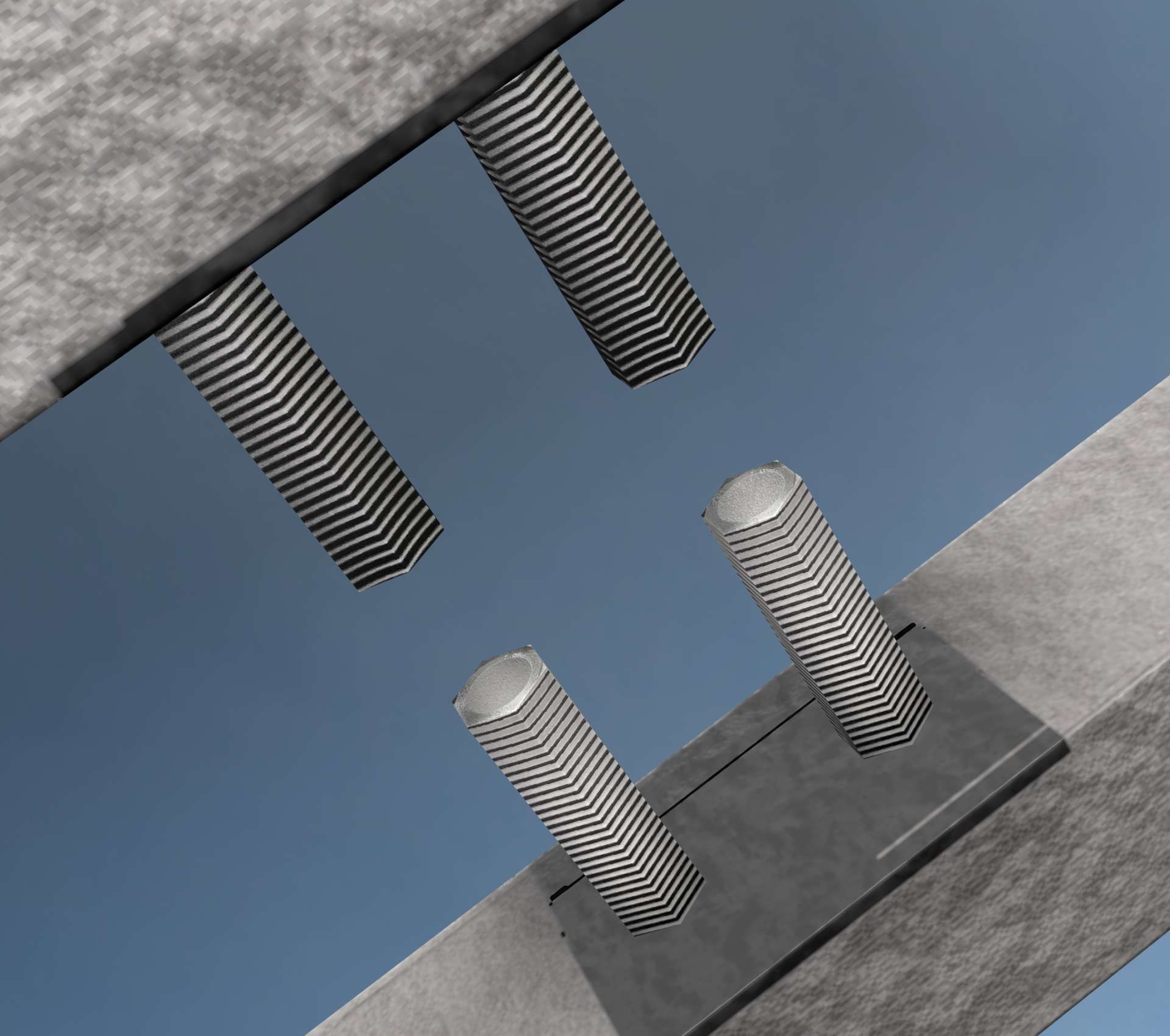 Power Pole Cross Connection 1 - Object 104 Low-poly 3D model_30