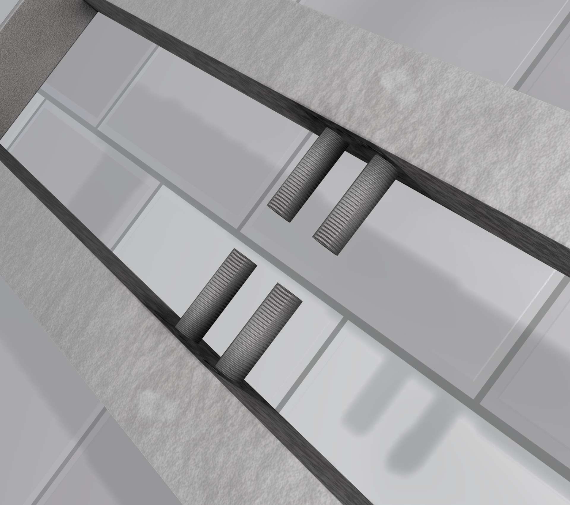 Power Pole Cross Connection 1 - Object 104 Low-poly 3D model_56