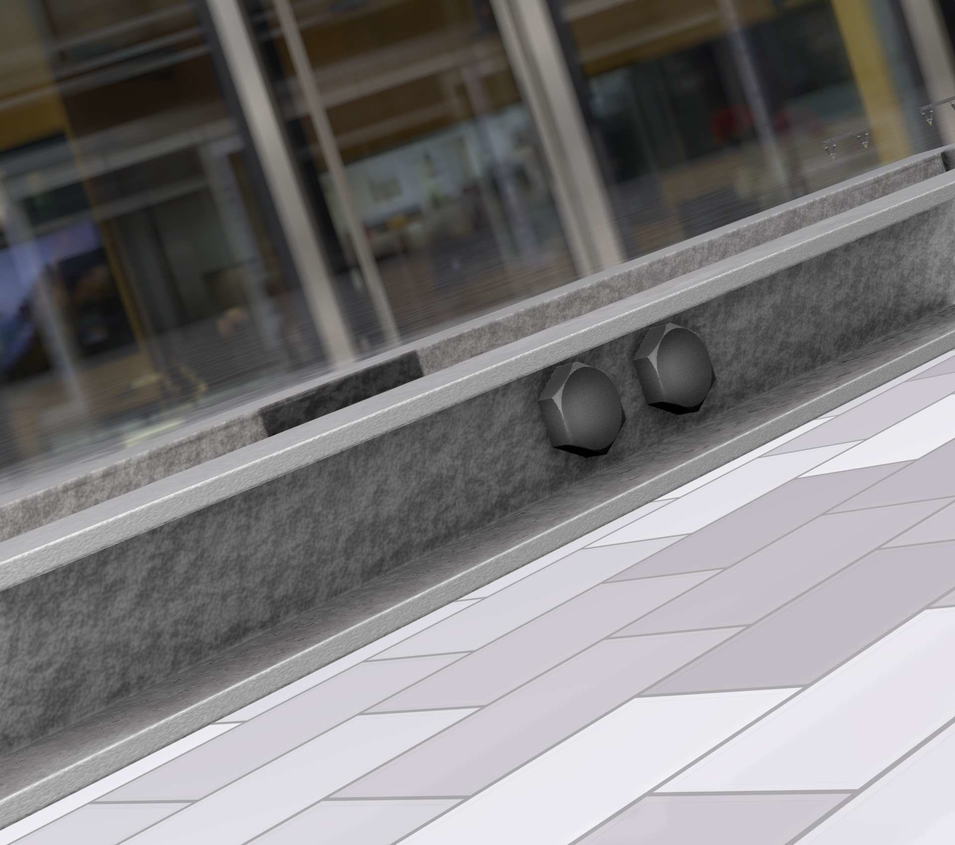 Power Pole Cross Connection 1 - Object 104 Low-poly 3D model_63